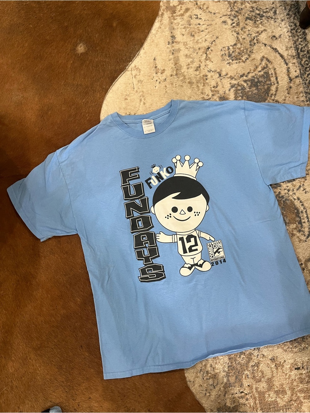 Funko Light Blue Men’s Freddy Funko 'Funday' Character Graphic Tee